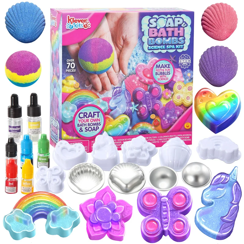 KLEVER KITS - DIY Bath Bomb and Soap Kit