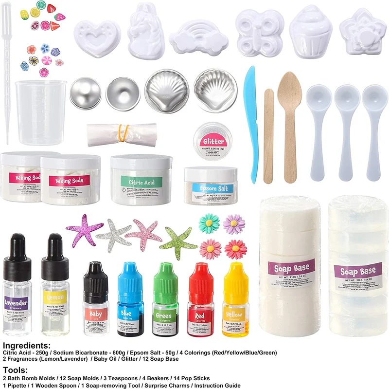 KLEVER KITS - DIY Bath Bomb and Soap Kit
