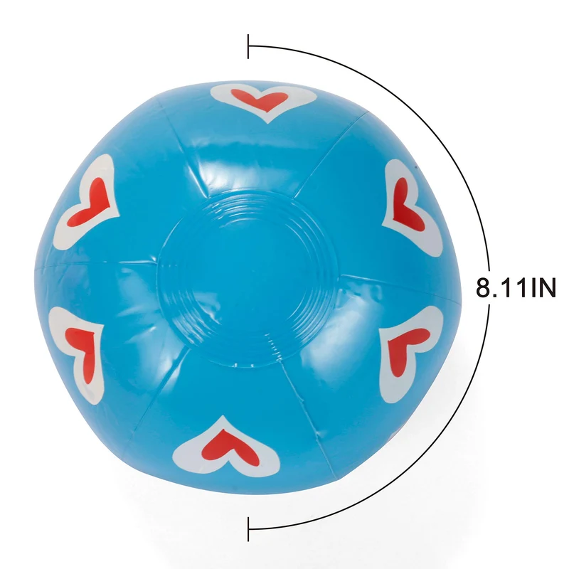 Valentine Beach Balls, 28 Pcs