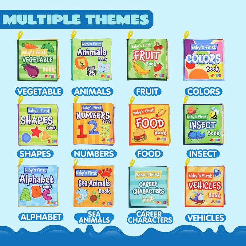 12 Packs My First Soft Bath Books