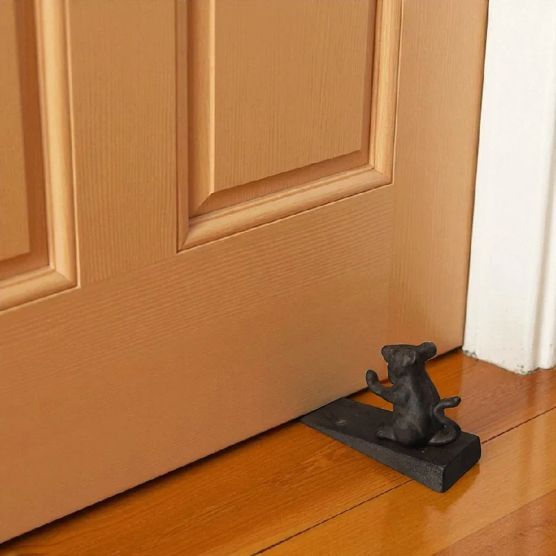 Maus Türstopper aus Gusseisen