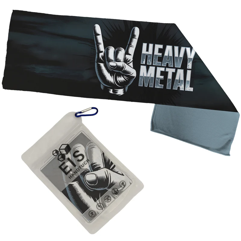 Heavy Metal Eishandtuch für Rock Fans