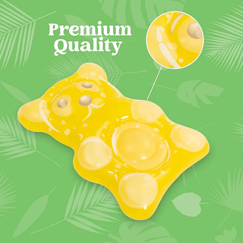 SLOOSH- 60in Inflatable Gummy Bear Pool Float
