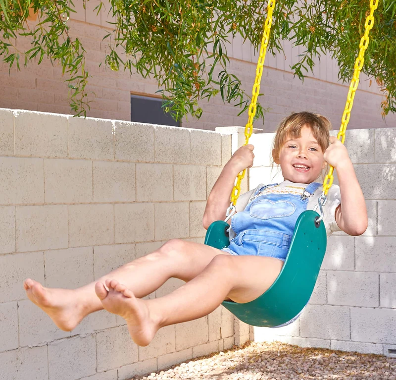 TURFEE - Green Swing Seat with 66in Chain