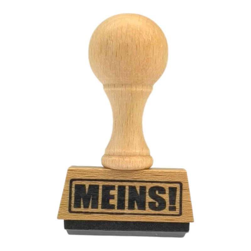 Meins! Holzstempel