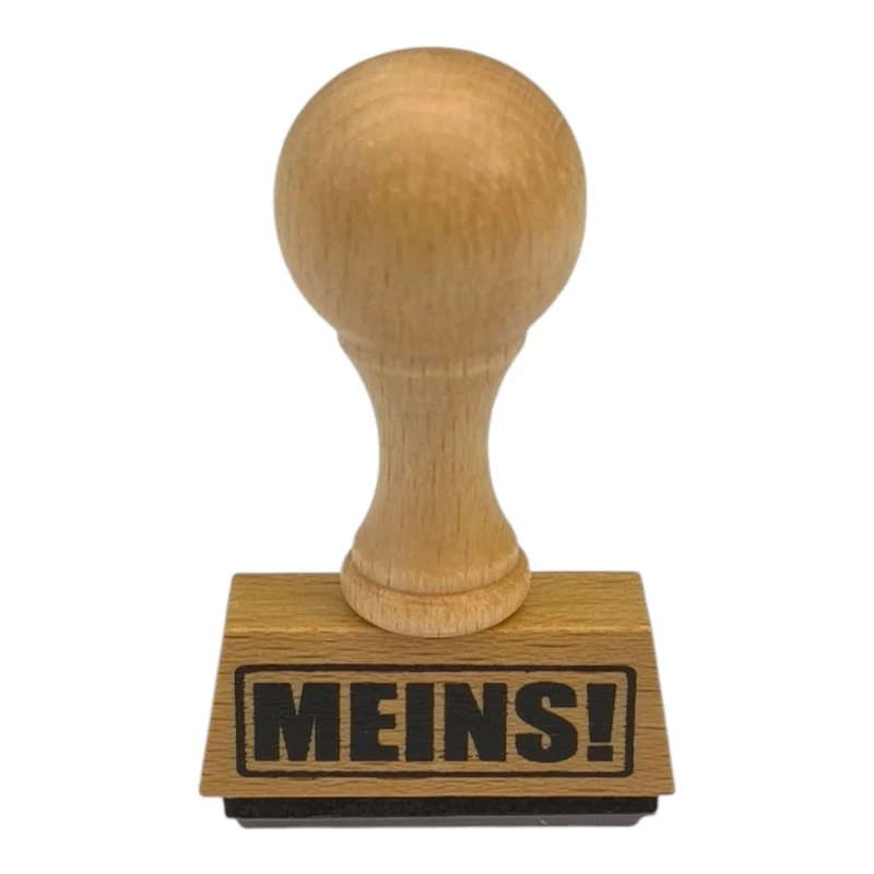 Meins! Holzstempel