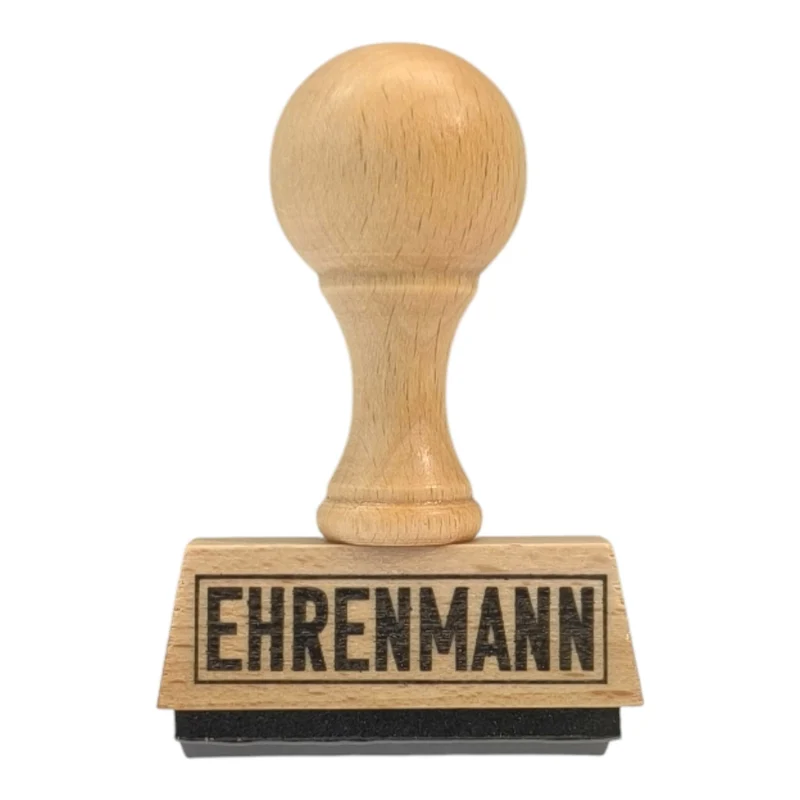 Ehrenmann Holzstempel