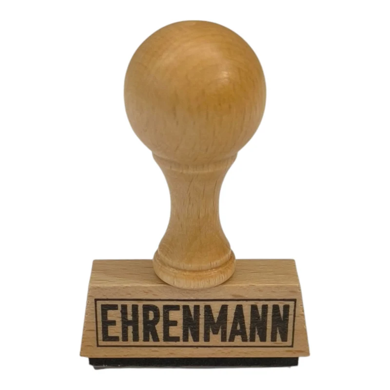 Ehrenmann Holzstempel