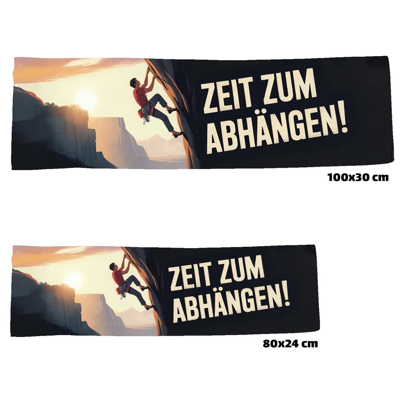 Kletterer Eishandtuch Zeit zum Abhängen