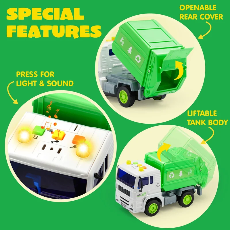 Friction Powered City Play Vehicle Toy Set