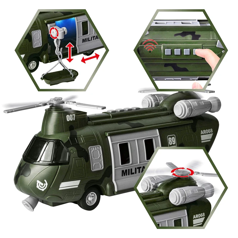 Friction Powered Transport Helicopter