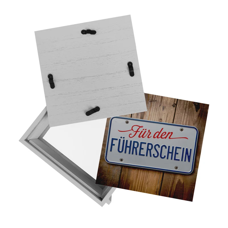 Für den Führerschein Spardose als Nummernschild