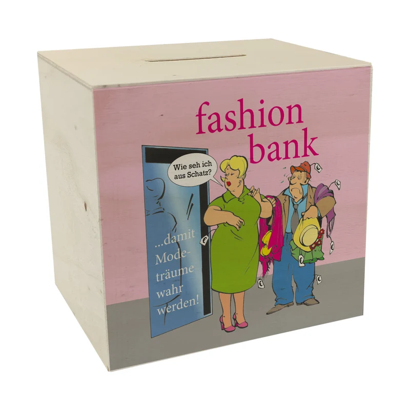 Fashion Bank Spardose - Modeträume werden wahr!