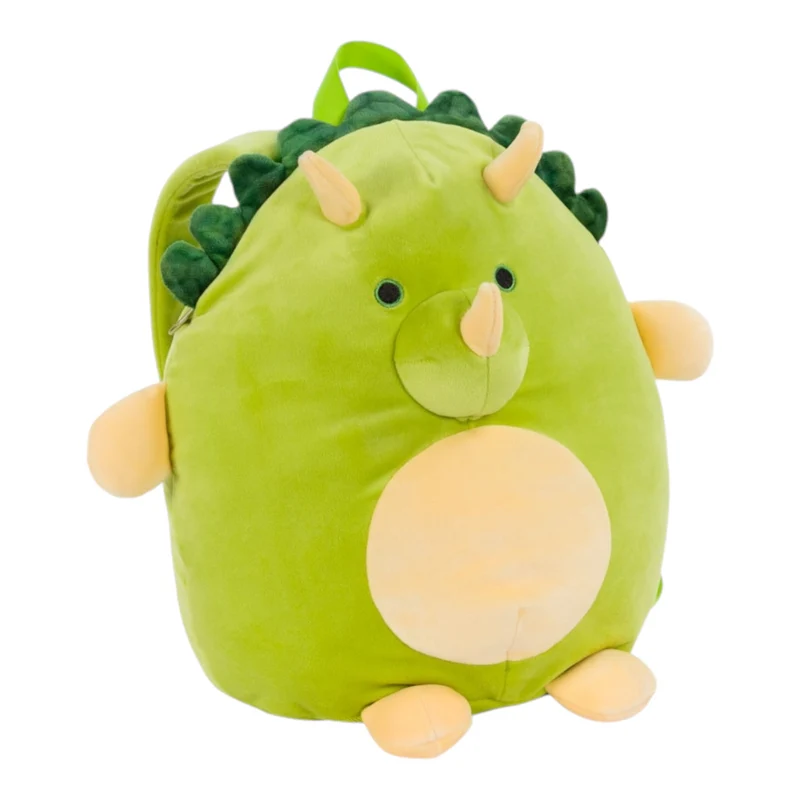 Triceratops Kuschel-Rucksack für Jungen - Dinosaurier Kinderrucksack