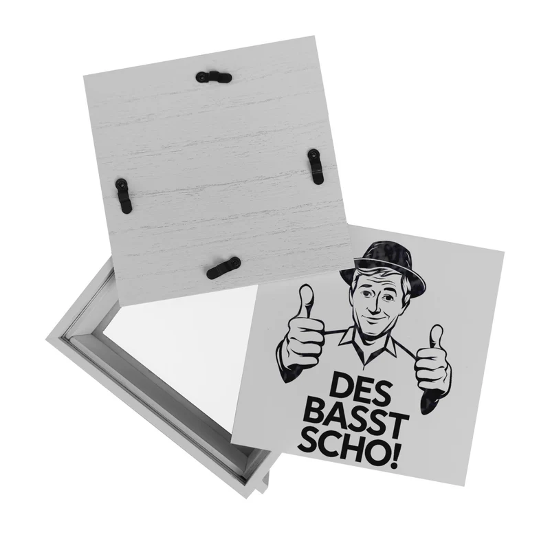 Mann mit Daumen hoch Des basst scho Spardose