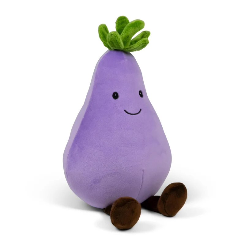 Kawaii Aubergine Animigos Funky Friends Kuscheltier