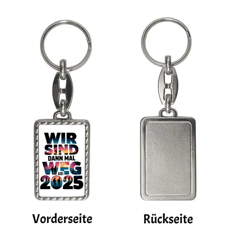 Wir sind dann mal weg Schlüsselanhänger ABI 2025