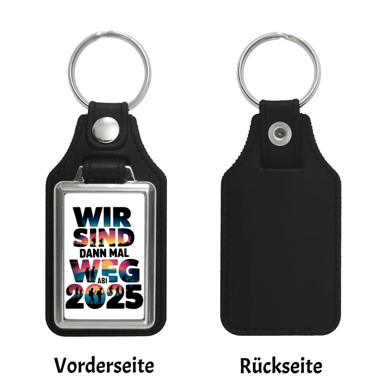 Wir sind dann mal weg Schlüsselanhänger ABI 2025