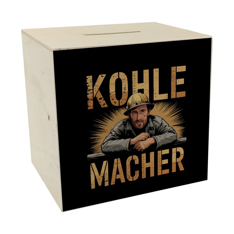Kohlearbeiter - Kohlemacher Spardose für Nostalgie-Fans