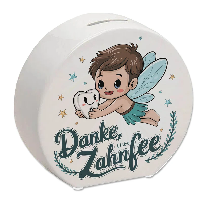 Zahnfee Spardose Danke, liebe Zahnfee für Jungs