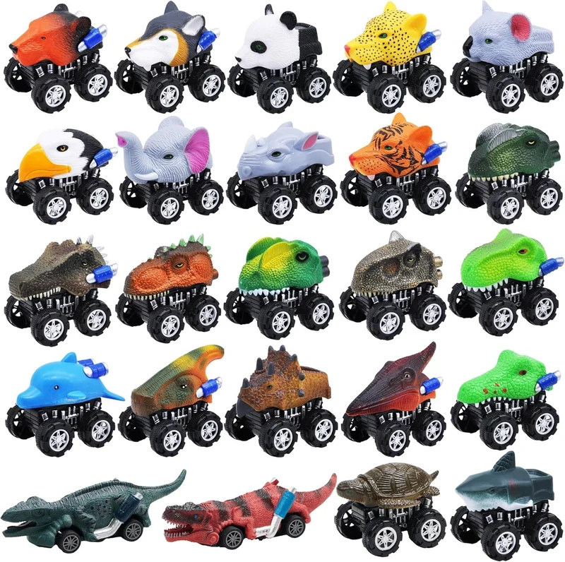 Christmas Advent Calendar with Monster Truck Toys Set