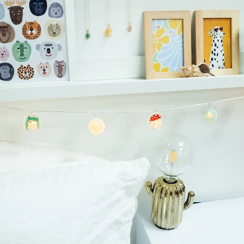 Squishmallows Lichterkette mit USB-Kabel