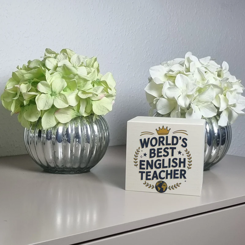World´s best english teacher Spardose für Englischlehrer mit Spruch