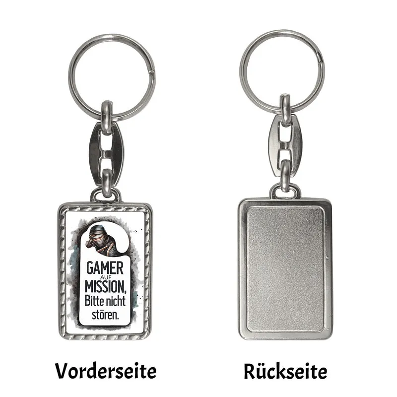 Bitte nicht stören, Gamer auf Mission Schlüsselanhänger