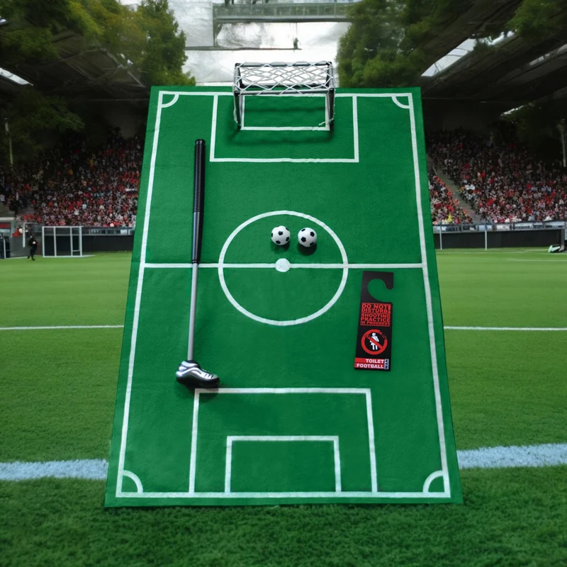 Fußball Toilettenspiel für das Badezimmer - für große Geschäfte wie ein Profi!