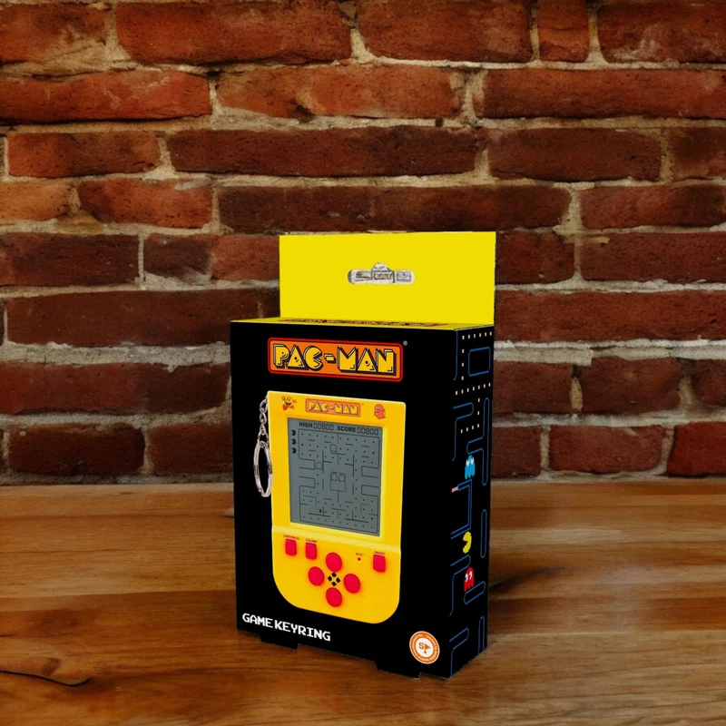 Pac-Man Retro Arcade Spiel Schlüsselanhänger mit Sound