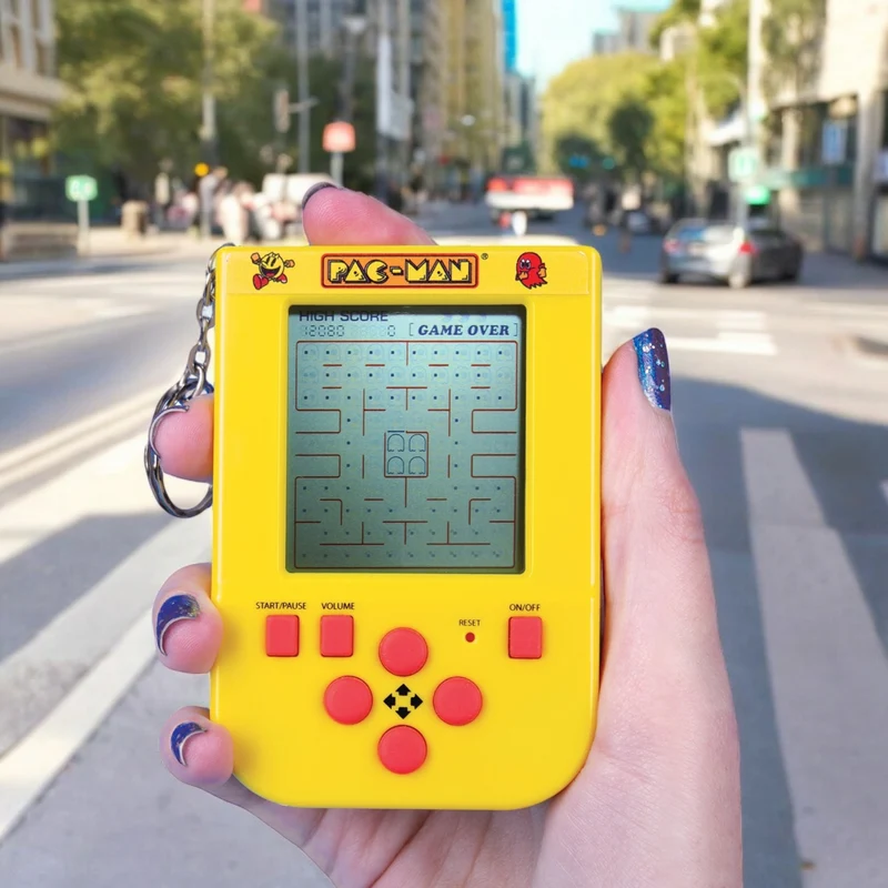 Pac-Man Retro Arcade Spiel Schlüsselanhänger mit Sound