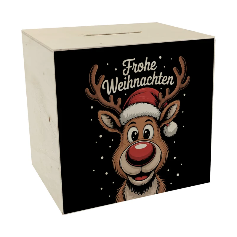 Rentier Frohe Weihnachten Spardose für Weihnachten