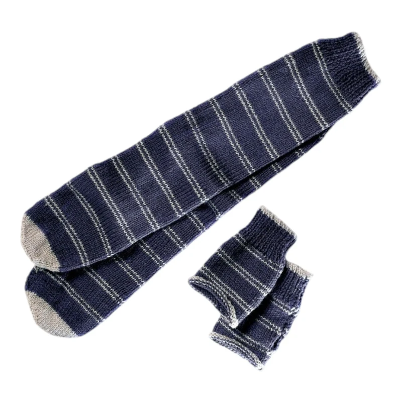 Harry Potter Hogwarts Ravenclaw Fäustlinge und Socken Strickset