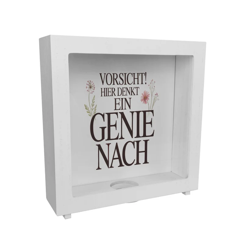 Vorsicht Genie am Werk Spardose