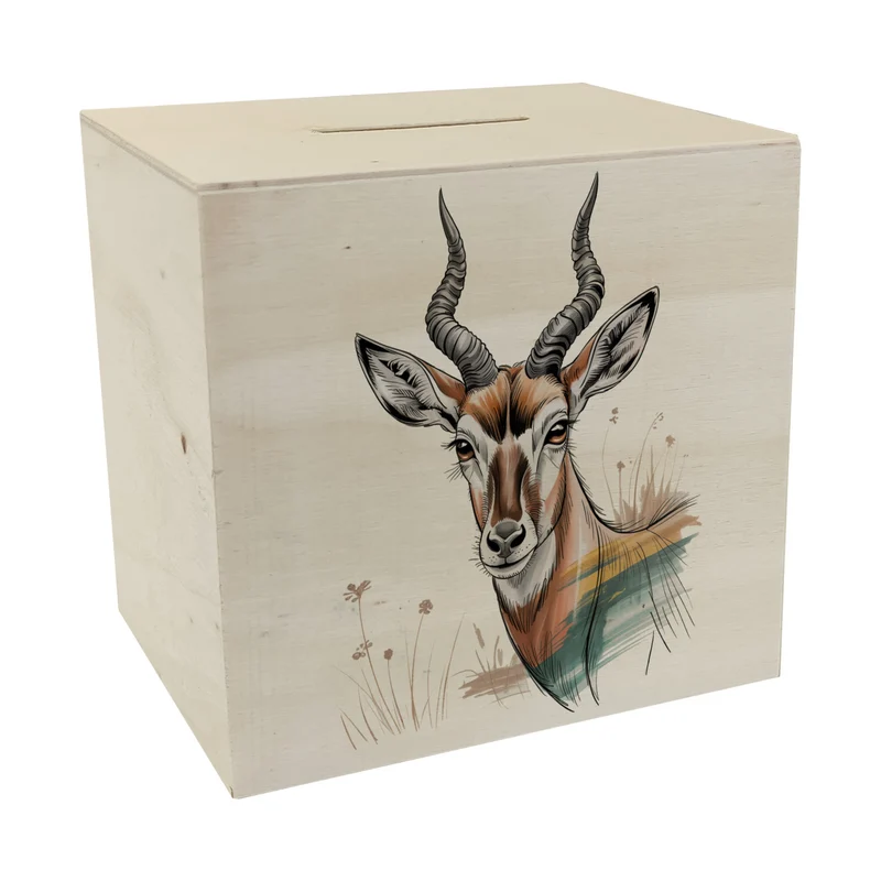 Anmutige Antilope Spardose für Wildnis-Fans