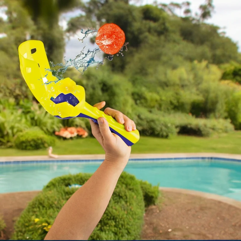 Splash Wasserspiel Ballfangspiel mit 2 Schaufeln und 3 Bällen