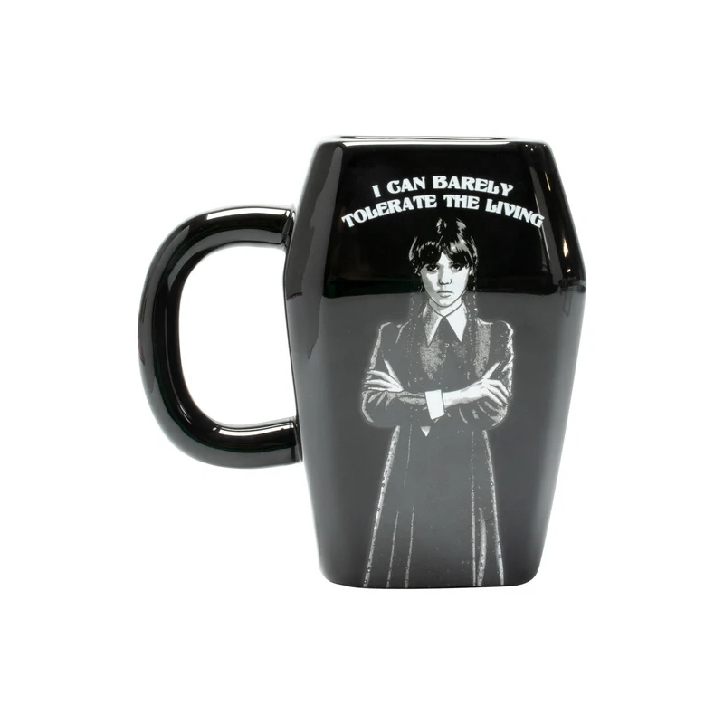 Wednesday Addams Socken und Tasse Geschenkset