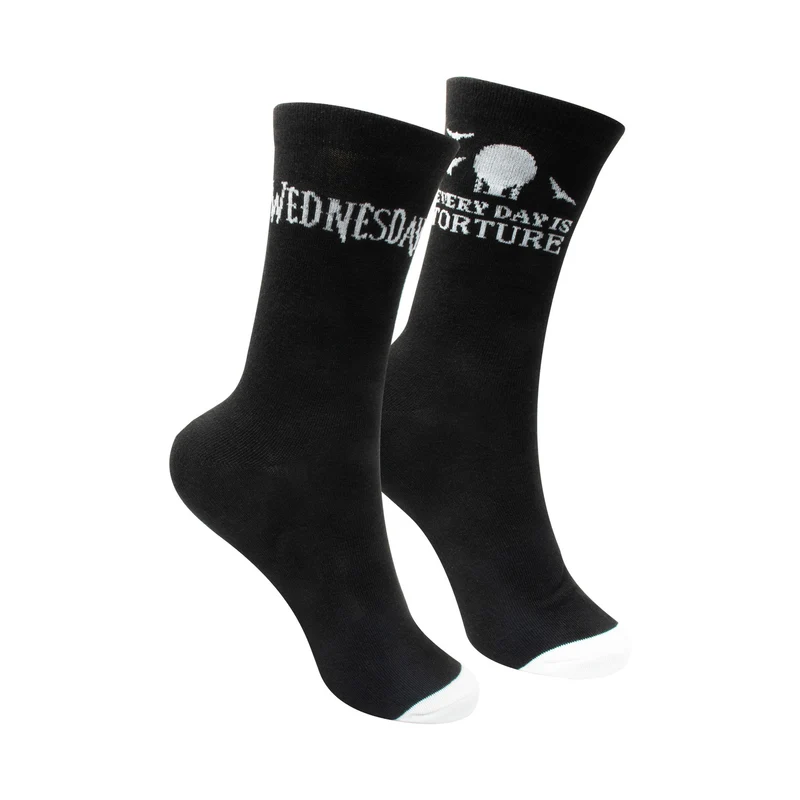 Wednesday Addams Socken und Tasse Geschenkset