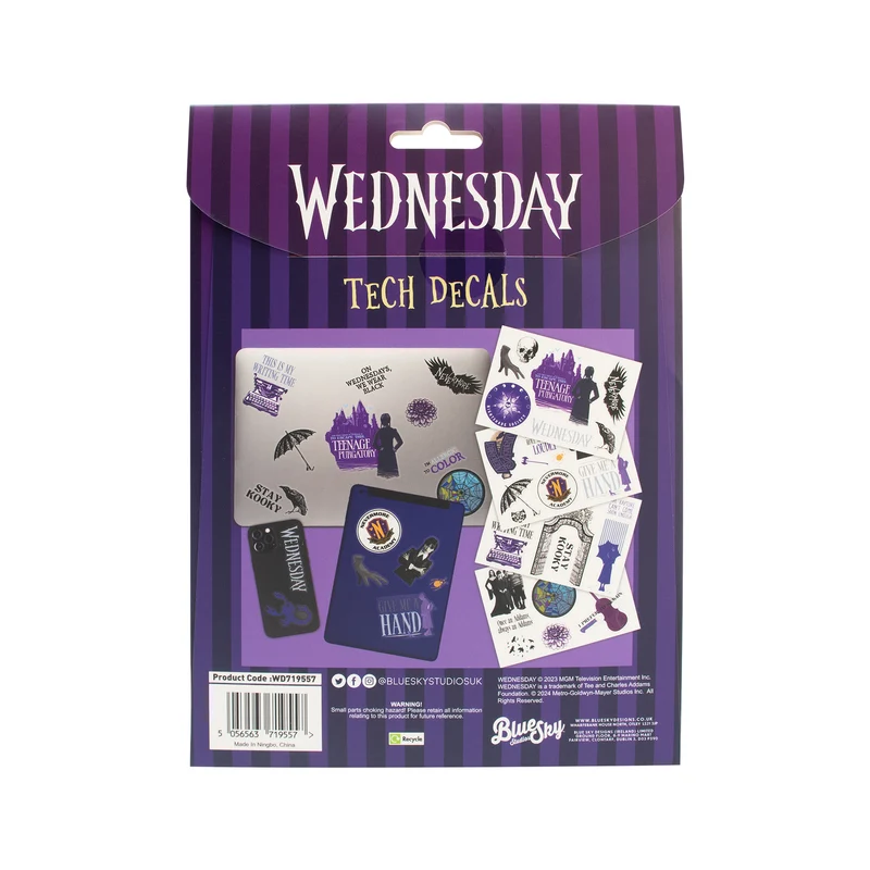 Wednesday Addams Sticker Set