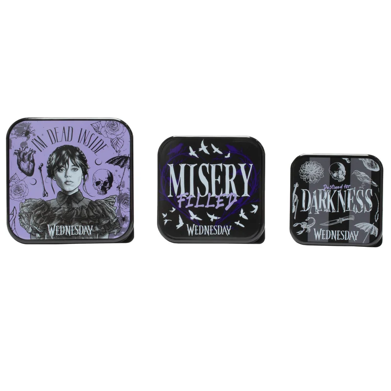 Wednesday Addams Vesperdosen im 3er Set