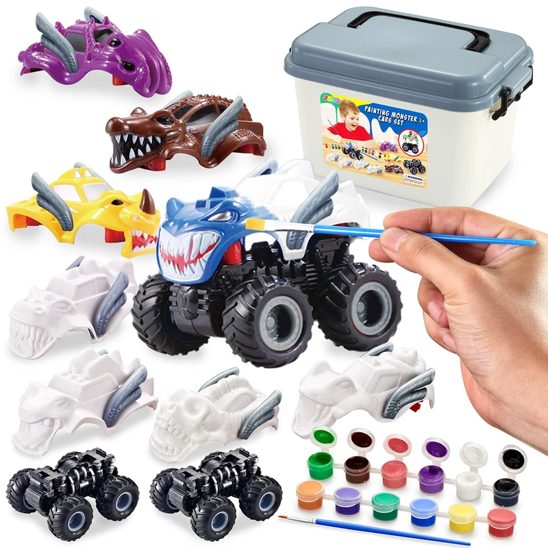 Craft Kit Build & Paint Your Own Monster Car