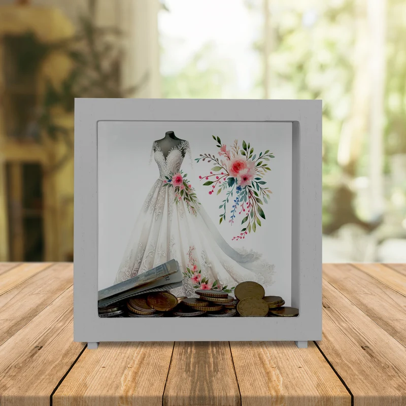 Brautkleid Spardose