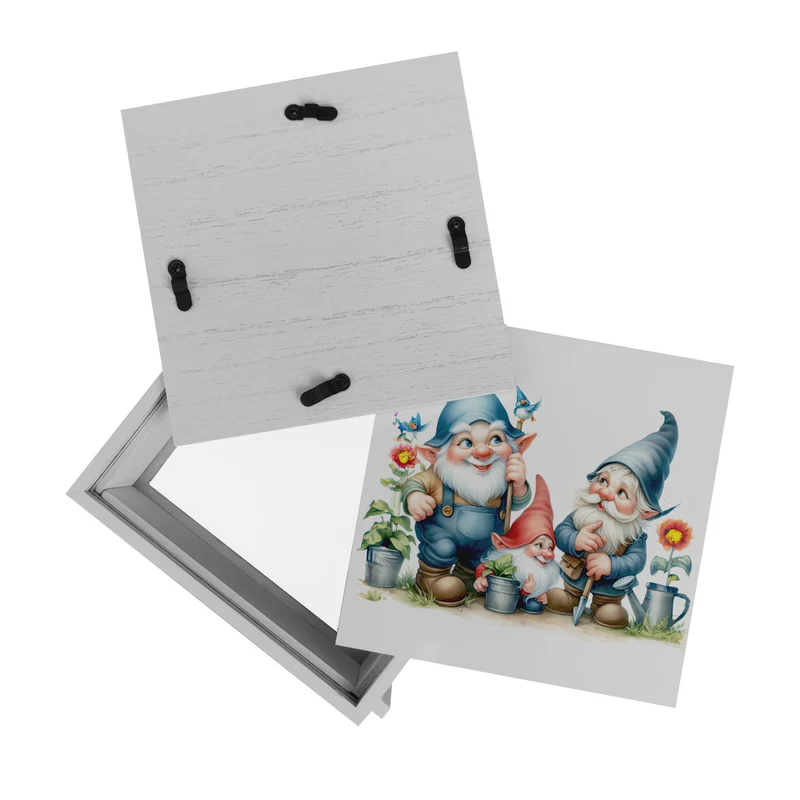 Drei lustige Gartenzwerge Spardose