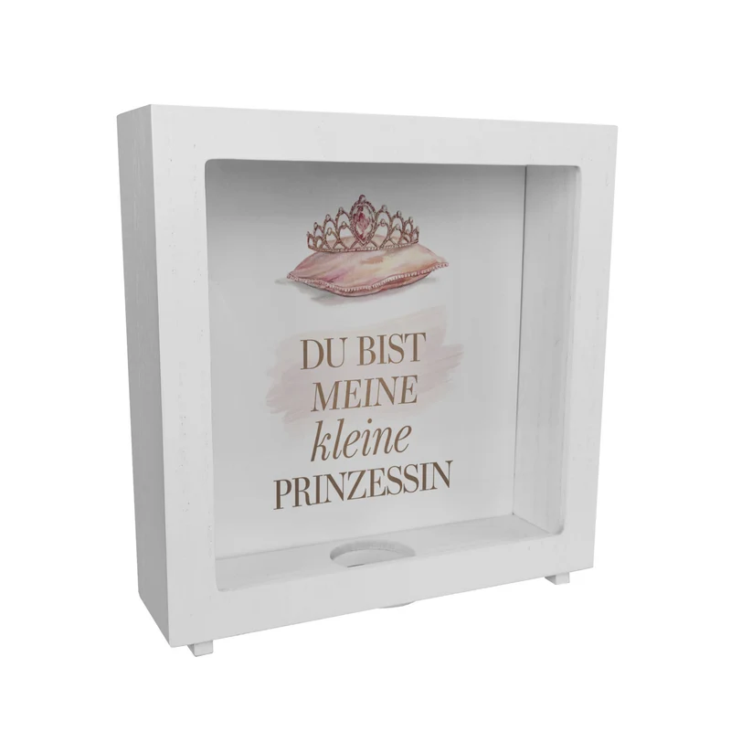 Meine kleine Prinzessin Spardose Tiara auf Kissen