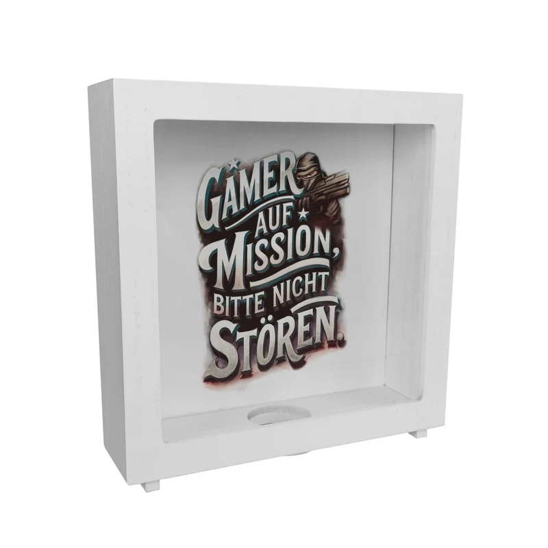 Gamer auf Mission Spardose Bitte nicht stören