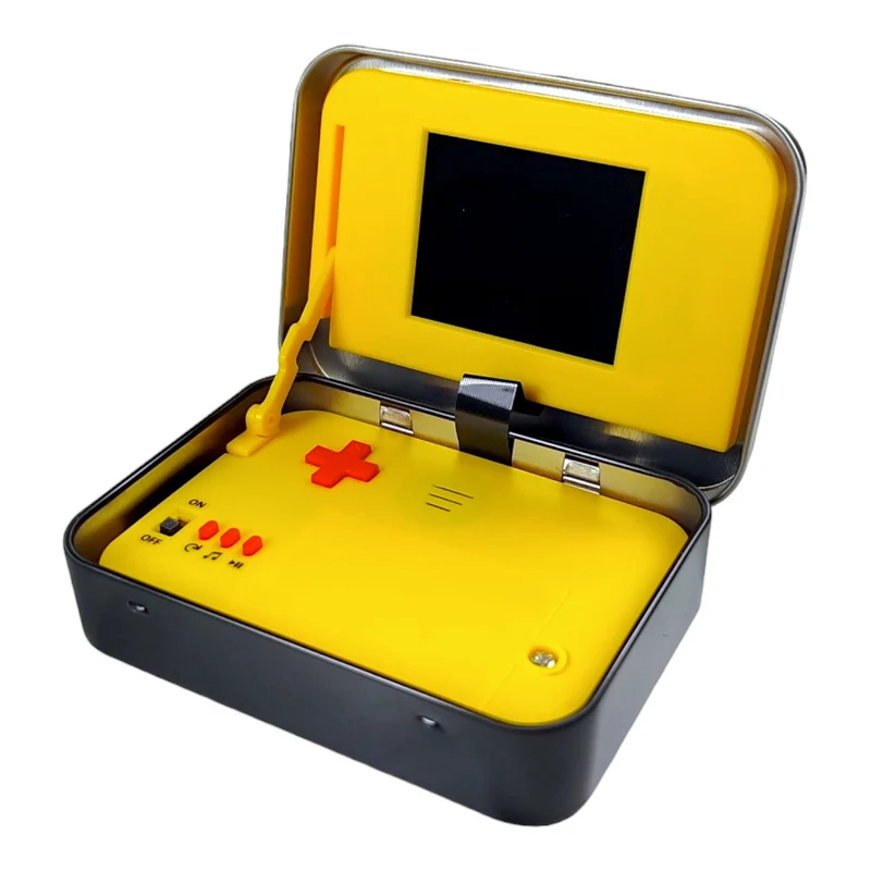 Pac-Man Arcade Spielekonsole in der Metalldose mit Sound