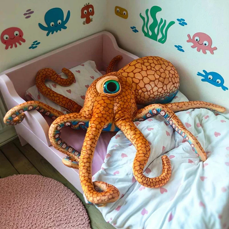 Riesiges XXL Octopus Kuscheltier- 1.5m