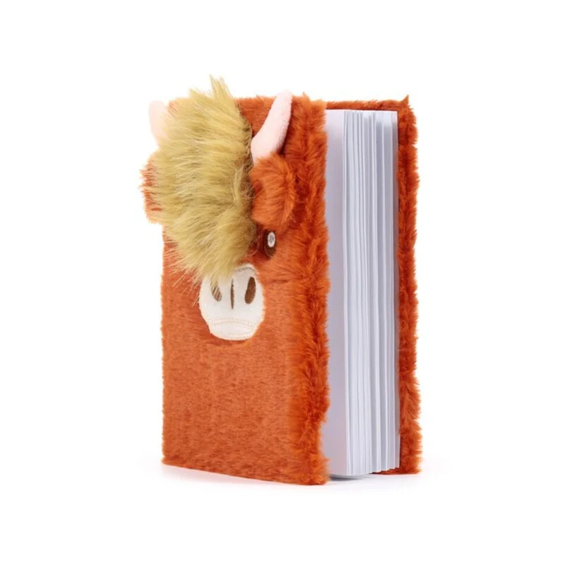 Hochland Kuh flauschiges Notizbuch