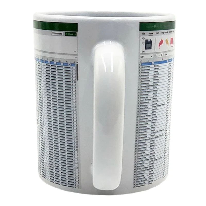 Freak in the Sheets Kaffeebecher - lustige Spreadsheet Tasse