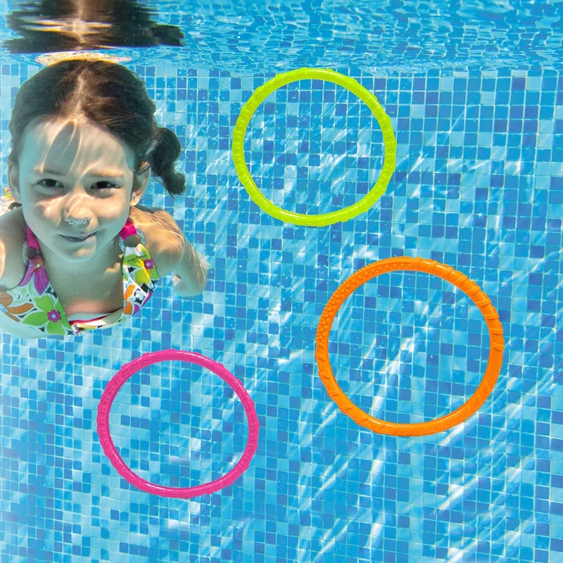 Splash Tauchringe Tauchspiel für Kinder im 3er Set